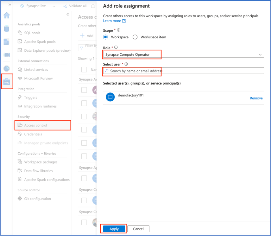 Orchestrate and operationalize Synapse Notebooks and Spark Job Definitions  from Azure Data Factory
